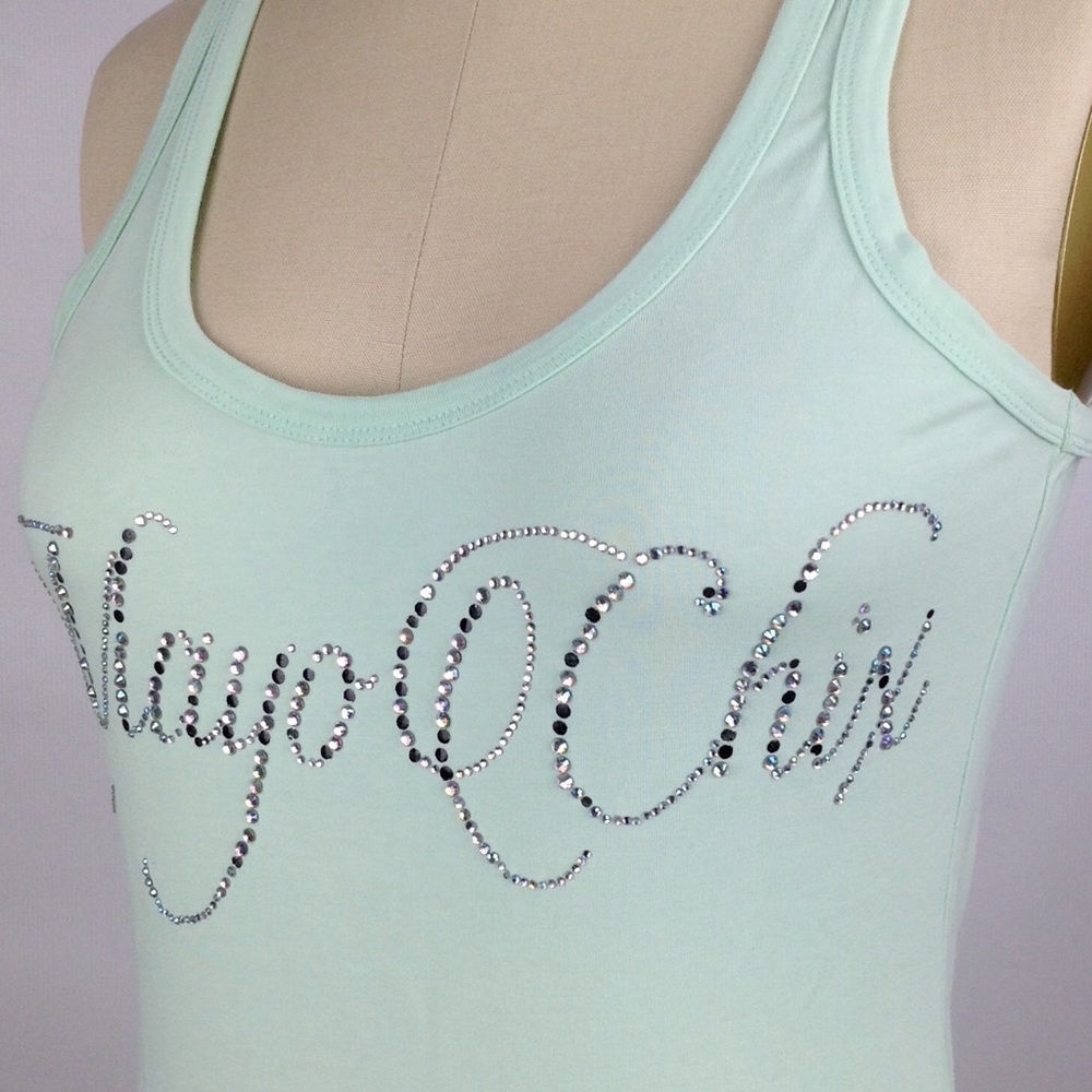 Mayo Chix Turquoise Cotton Women's Tank Top